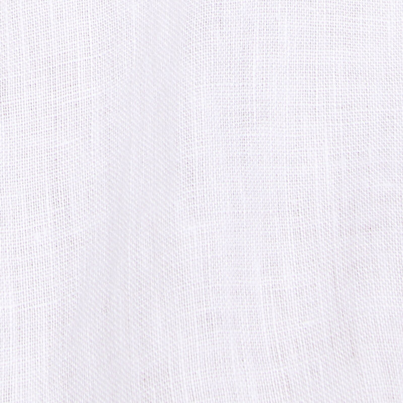 %100 Keten Regular Fit Gömlek Erkek Beyaz Gömlek - 324P5BKUSQ029