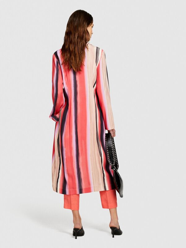 %100 Keten Yanları Elastik Önü Pileli Pantolon Kadın Düzenlenecek Pantolon - 324P4AGHLF00S