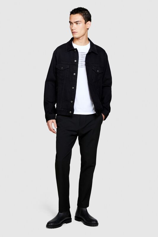 %100 Koton El Baskılı T-Shirt Erkek Beyaz T-Shirt - 323A3096S1030