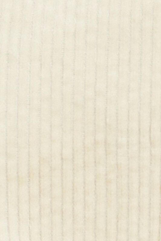 %100 Koton Jogger Kadife Pantolon Kadın Bej T-Shirt - 323A453ULF03Z