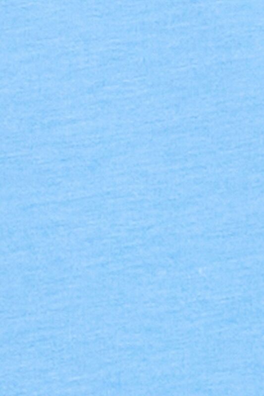 %100 Koton Regular Fit Cepli T-Shirt Erkek Mavi T-Shirt - 323A3096S1033