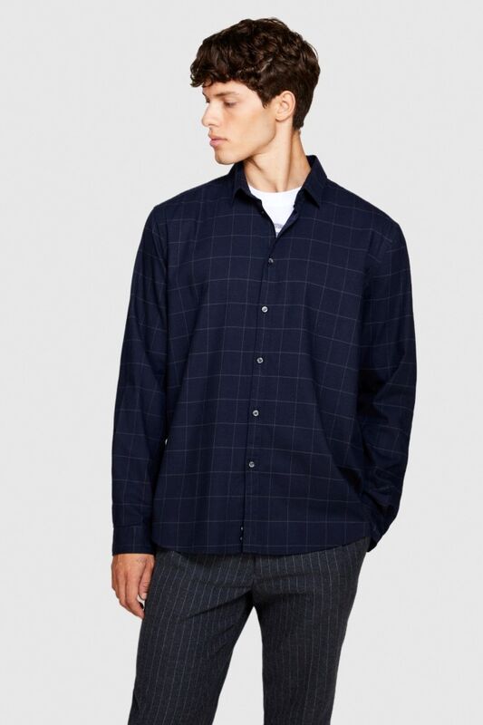%100 Koton Regular Fit Ekoseli Gömlek Erkek Siyah Mix Gömlek - 323A5MYZSQ02Q