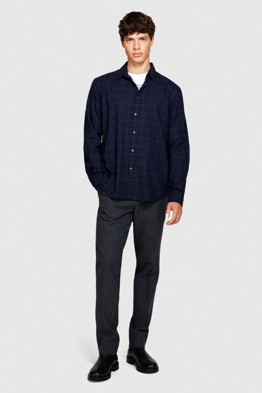 %100 Koton Regular Fit Ekoseli Gömlek Erkek Siyah Mix Gömlek - 323A5MYZSQ02Q