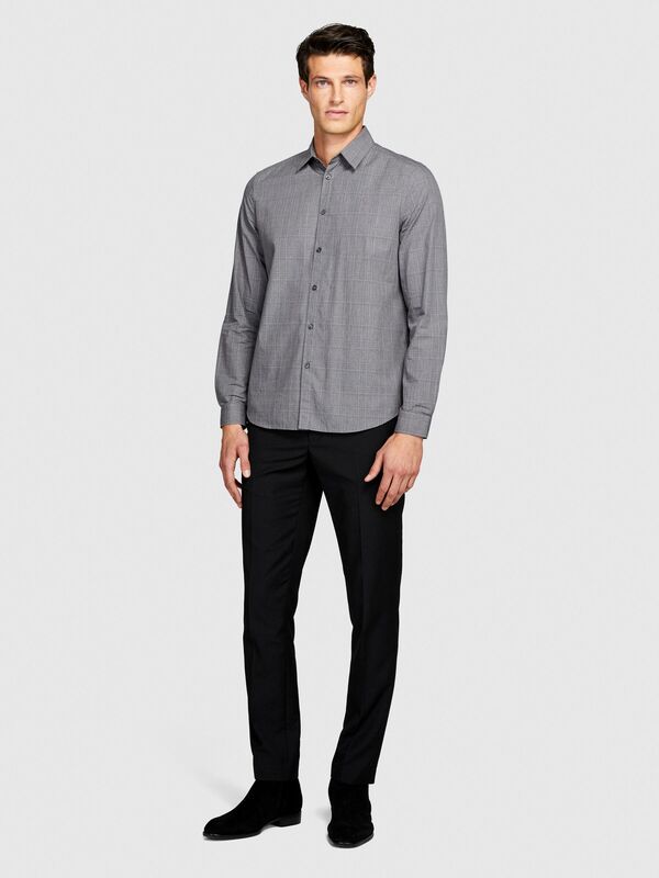 %100 Koton Regular Fit Kareli Gömlek Erkek Renkli Gömlek - 323A5RDJSQ02K