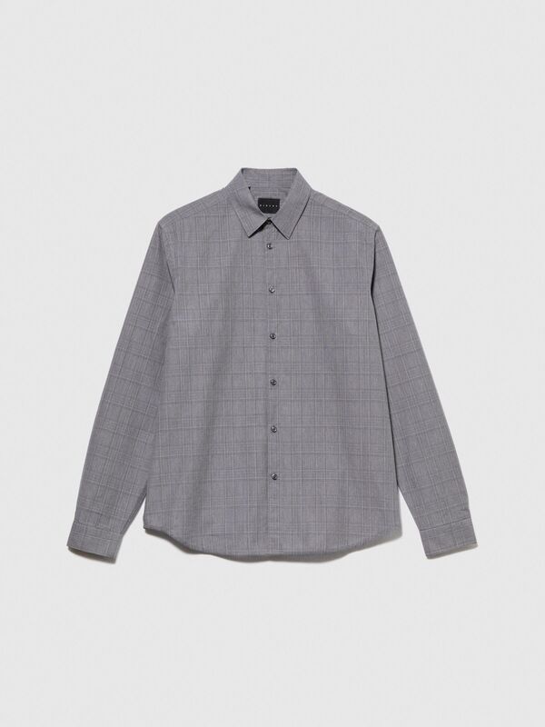 %100 Koton Regular Fit Kareli Gömlek Erkek Renkli Gömlek - 323A5RDJSQ02K