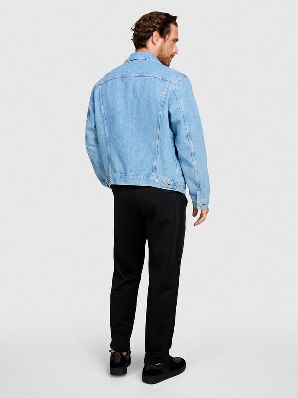 %100 Koton Slim Fit Denim Ceket Erkek Renkli Ceket - 323A2V8JSN02B