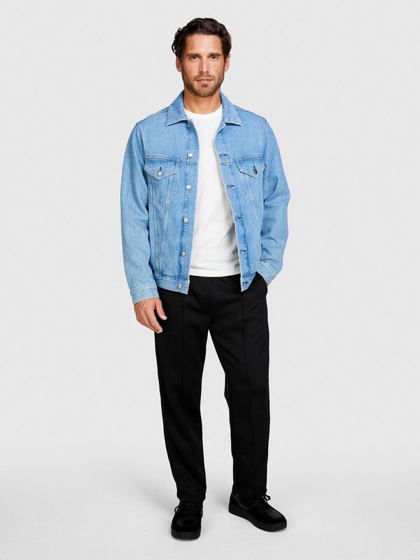 %100 Koton Slim Fit Denim Ceket Erkek Renkli Ceket - 323A2V8JSN02B