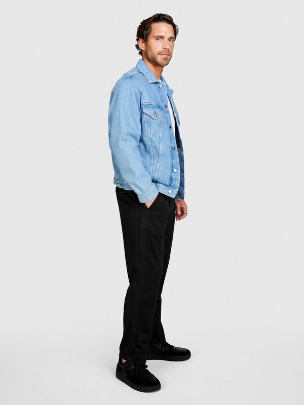 %100 Koton Slim Fit Denim Ceket Erkek Renkli Ceket - 323A2V8JSN02B