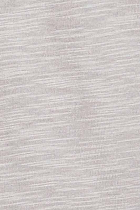 %100 Koton Slim Fit Düğme Detayli Slub T-Shirt Erkek Siyah T-Shirt - 323A3YR7S1009