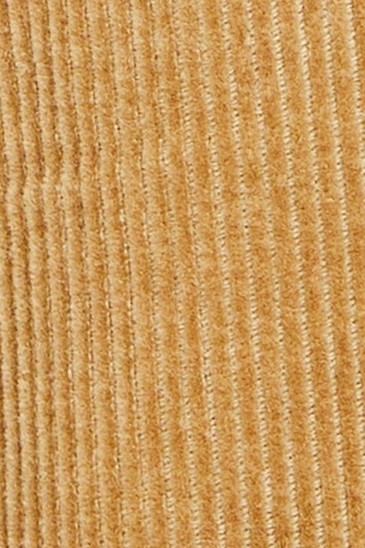 %100 Koton Slim Fit Fitilli Kadife Pantolon Erkek Koyu Bej Pantolon - 323A4SFRSF03D