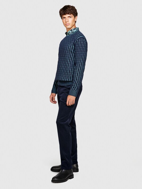 %100 Koton Slim Fit Fitilli Kadife Pantolon Erkek Mix Pantolon - 323A4SFRSF03D