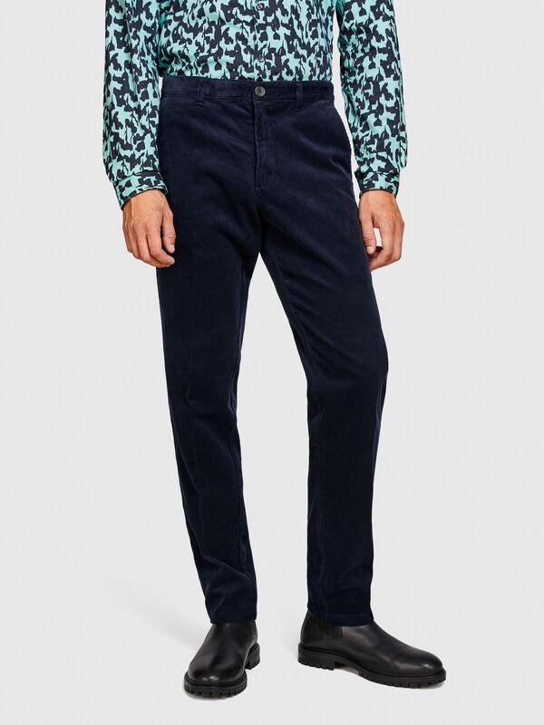 Sisley - %100 Koton Slim Fit Fitilli Kadife Pantolon Erkek Mix Pantolon - 323A4SFRSF03D