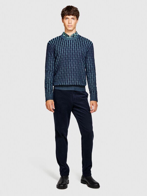 %100 Koton Slim Fit Fitilli Kadife Pantolon Erkek Mix Pantolon - 323A4SFRSF03D