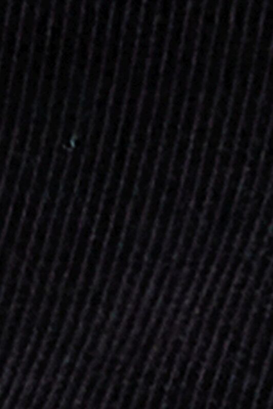 %100 Koton Slim Fit Fitilli Kadife Pantolon Erkek Siyah T-Shirt - 323A4SFRSF03D