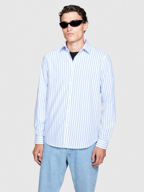 %100 Koton Slim Fit Gömlek Erkek Renkli Gömlek - 323A5B8SSQ02F