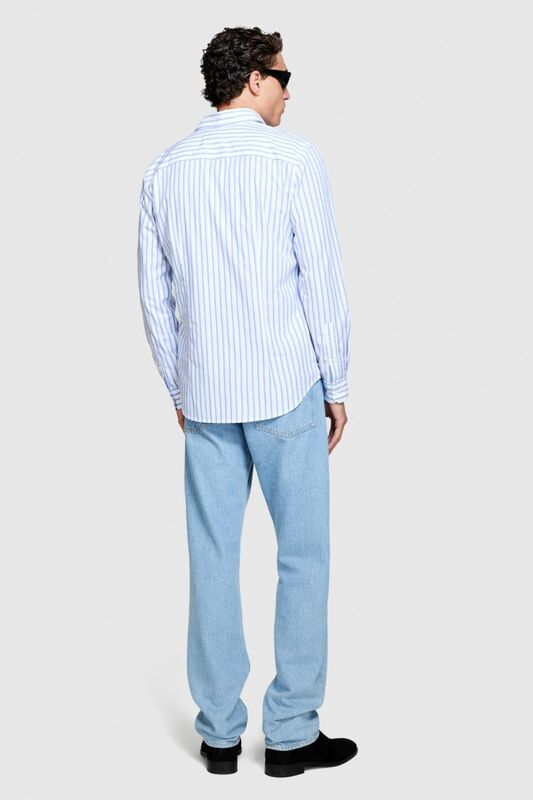 %100 Koton Slim Fit Gömlek Erkek Renkli Gömlek - 323A5B8SSQ02F