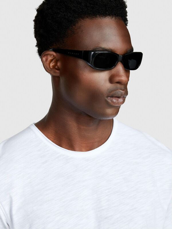 %100 Koton Slim Fit Slub T-Shirt Erkek Beyaz T-Shirt - 323A3YR7S101K