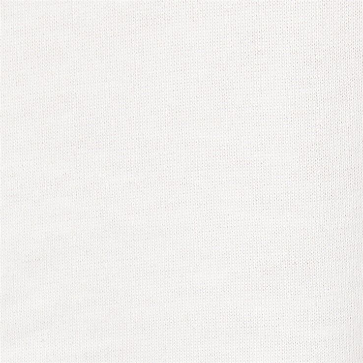 %100 Pamuk Arkası Bağlanabilir İpli Bisiklet Yaka T-Shirt Kadın Kırık Beyaz T-Shirt - 324P3B4BL105G