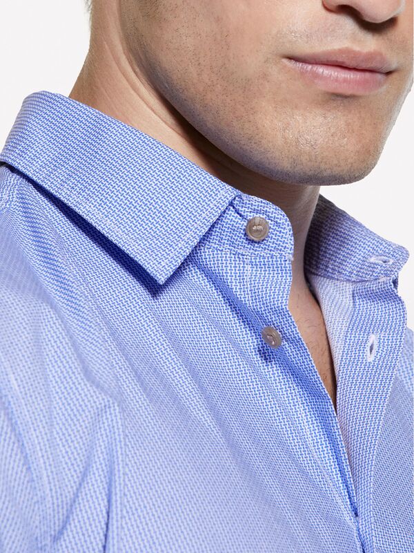 %100 Pamuk Dar Kesim Klasik Yakalı Baskılı Gömlek Erkek Buz Mavisi Gömlek - 324A5WNKSQ03U %100 Pamuk Dar Kesim Klasik Yakalı Baskılı Gömlek Erkek Buz Mavisi Gömlek - 324A5WNKSQ03U