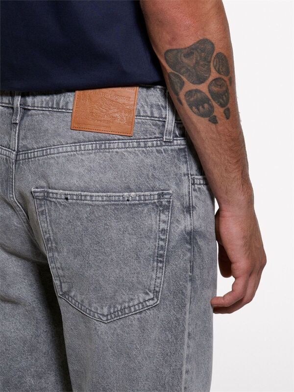 %100 Pamuk Vintage Efektli Regular Fit Pantolon Erkek Beyaz Pantolon - 325A4JPDSE02I