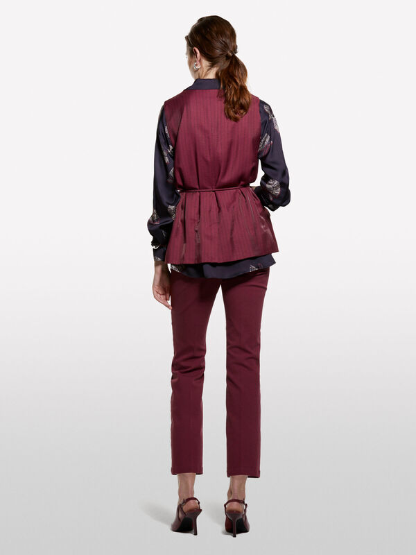 %100 Viskoz Tamamı Desenli Asimetrik Oversize Saten Gömlek Kadın Siyah Gömlek - 325A5IBNLQ07F