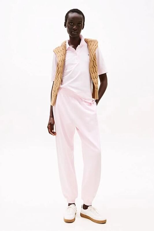 1985 REG PIQUE POLO SS Kadın Pembe Polo - WW0WW43224