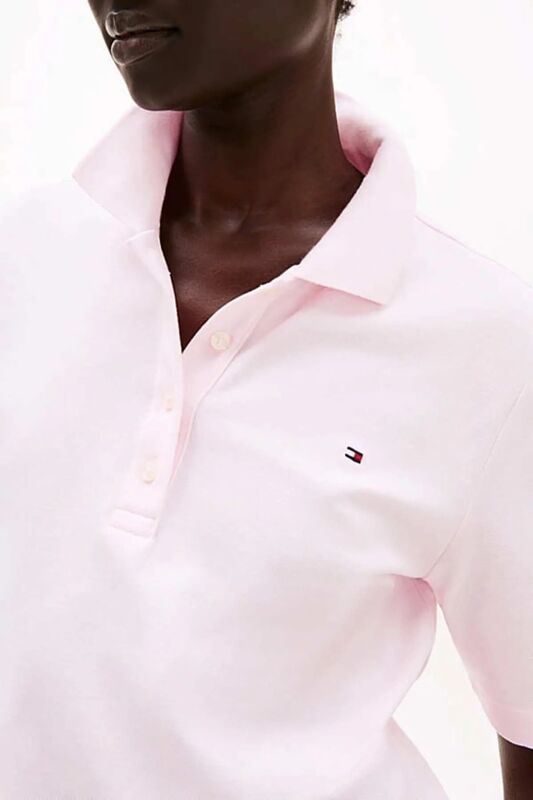 1985 REG PIQUE POLO SS Kadın Pembe Polo - WW0WW43224