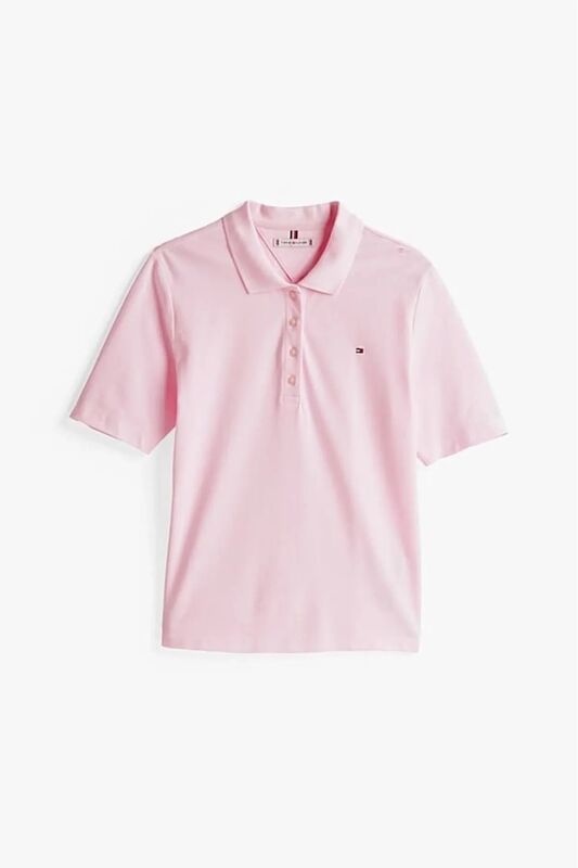 1985 REG PIQUE POLO SS Kadın Pembe Polo - WW0WW43224
