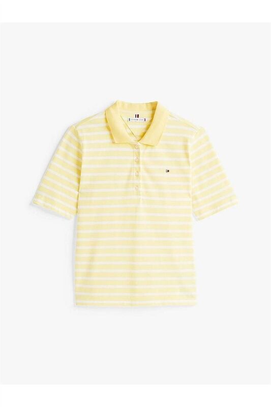 1985 REG PIQUE POLO SS Kadın Sarı Polo - WW0WW43224