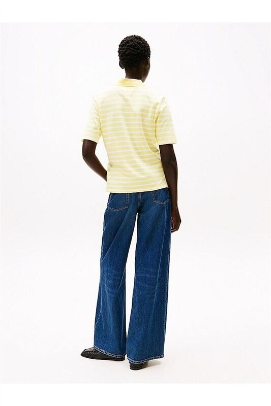 1985 REG PIQUE POLO SS Kadın Sarı Polo - WW0WW43224