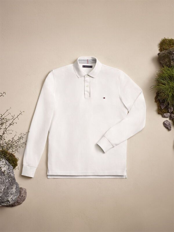 1985 REGULAR LS POLO Erkek Beyaz T-Shirt - MW0MW20183