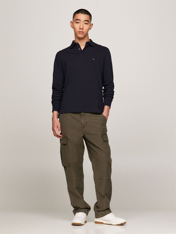 1985 REGULAR LS POLO Erkek Mavi T-Shirt - MW0MW20183