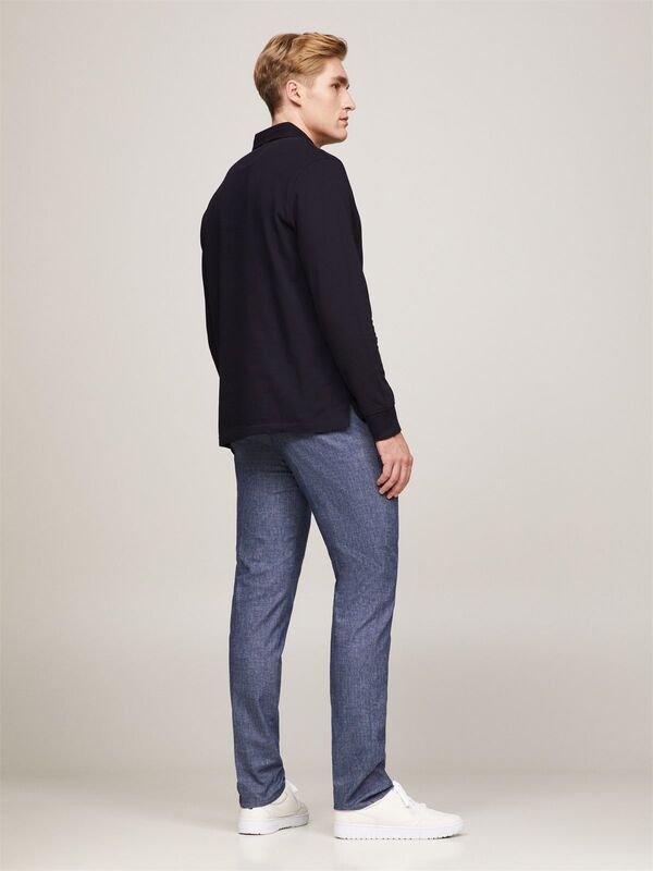 1985 REGULAR LS POLO Erkek Mavi T-Shirt - MW0MW20183