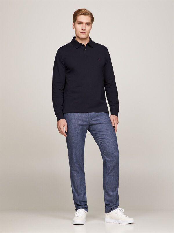 1985 REGULAR LS POLO Erkek Mavi T-Shirt - MW0MW20183