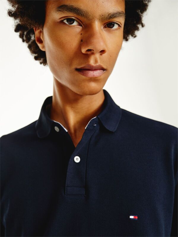 1985 REGULAR LS POLO Erkek Mavi T-Shirt - MW0MW20183