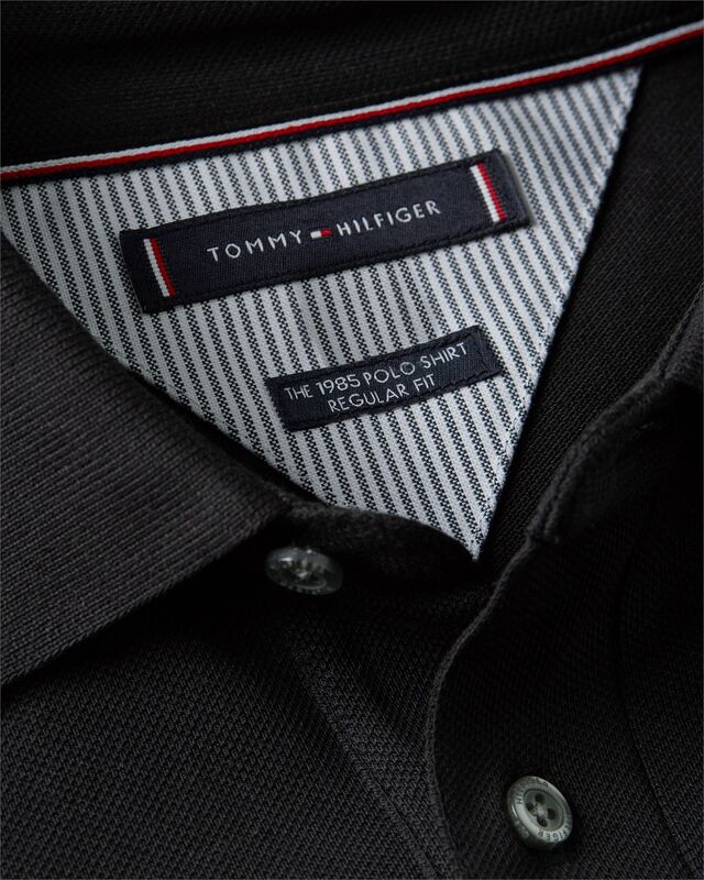 1985 REGULAR LS POLO Erkek Siyah T-Shirt - MW0MW20183