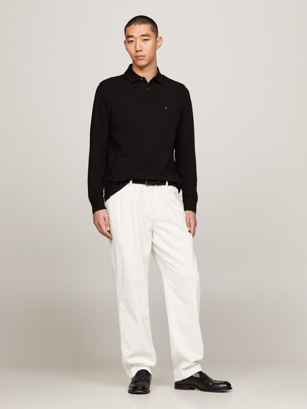 1985 REGULAR LS POLO Erkek Siyah T-Shirt - MW0MW20183