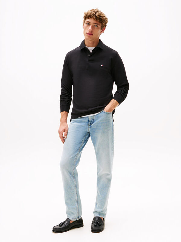 1985 REGULAR LS POLO Erkek Siyah T-Shirt - MW0MW20183