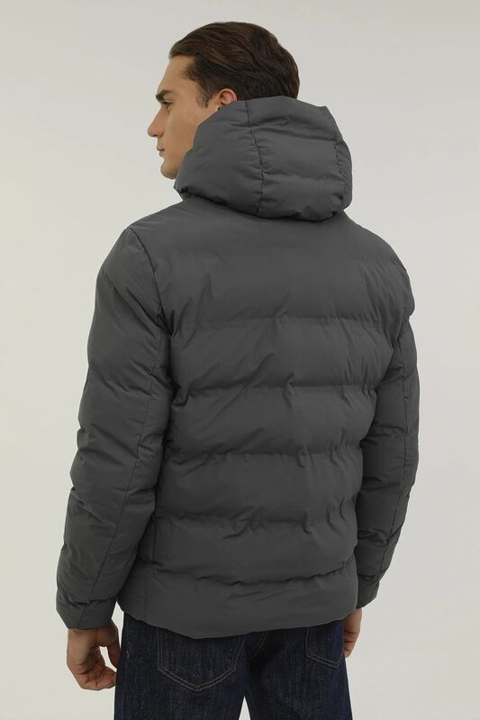 2W M-Sn22 Nolan Coat 2Pr Erkek Koyu Gri Kaban - 101165616