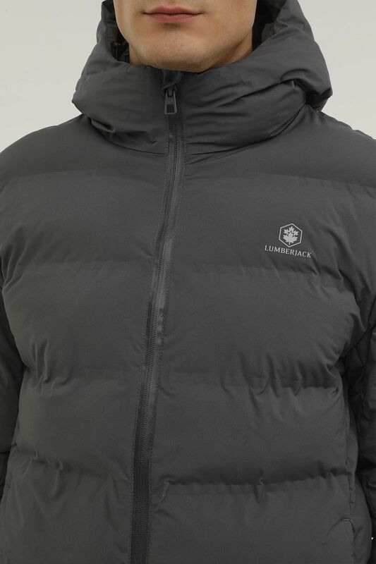 2W M-Sn22 Nolan Coat 2Pr Erkek Koyu Gri Kaban - 101165616