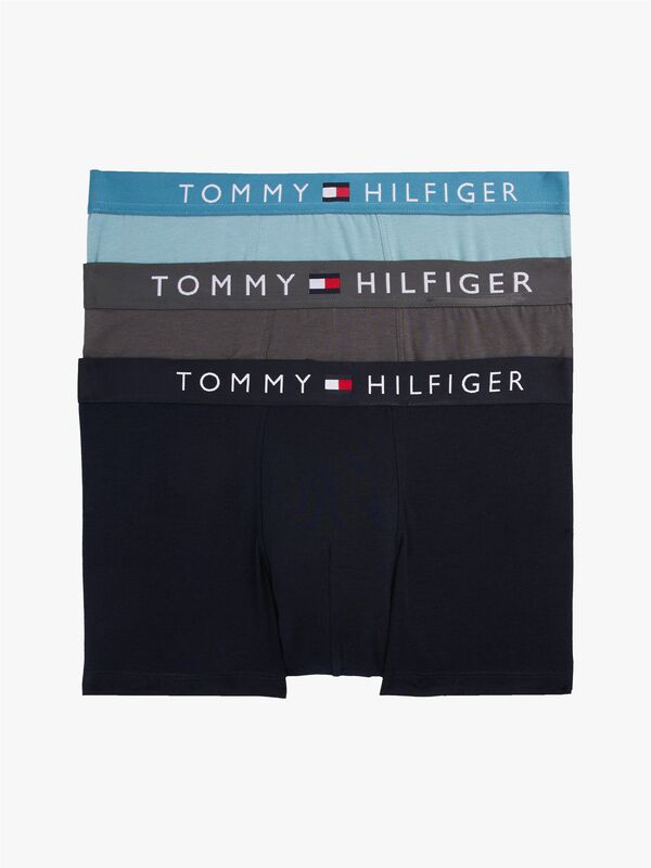 Tommy Hilfiger - 3P TRUNK DTM Erkek Kahverengi Boxer - UM0UM03521 Tommy Hilfiger - 3P TRUNK DTM Erkek Kahverengi Boxer - UM0UM03521