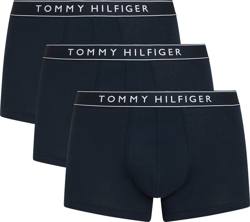 Tommy Hilfiger - 3P TRUNK DTM Erkek Kırmızı Boxer - UM0UM03520