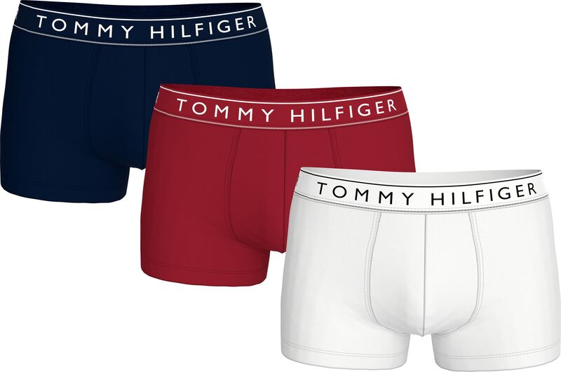 Tommy Hilfiger - 3P TRUNK DTM Erkek Kırmızı Boxer - UM0UM03520