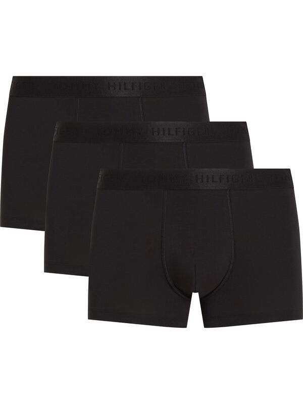 Tommy Hilfiger - 3P TRUNK Erkek Siyah Boxer - UM0UM02760