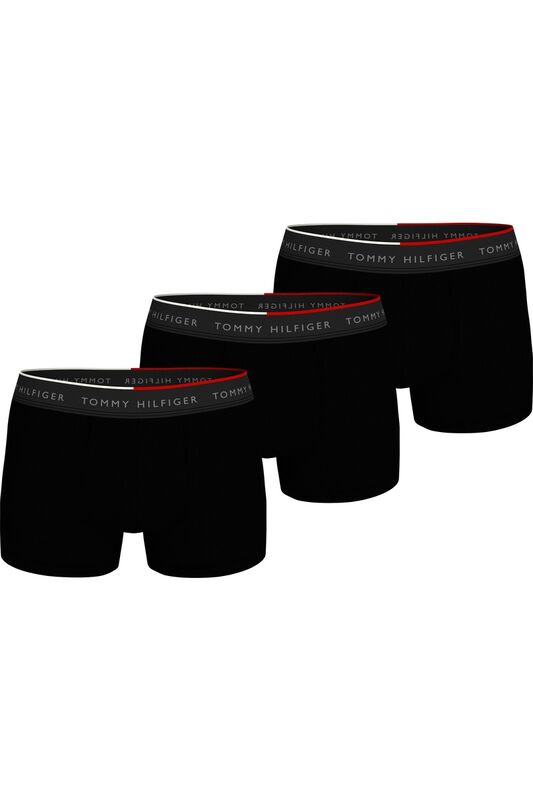 Tommy Hilfiger - 3P TRUNK Erkek Siyah Boxer - UM0UM03388