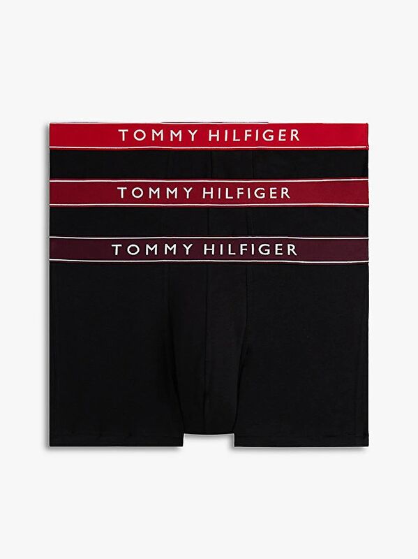 Tommy Hilfiger - 3P TRUNK WB Erkek Pembe Boxer - UM0UM03457