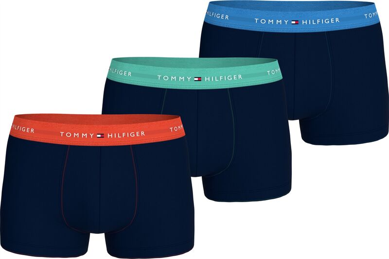 Tommy Hilfiger - 3P WB TRUNK Erkek Kahverengi Boxer - UM0UM02763