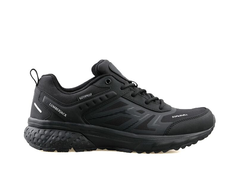 3W JOSEP 3PR Erkek Siyah Spor Ayakkabı - 101386756