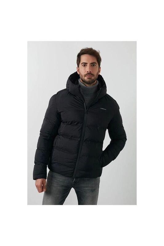 3W ML NOLAN COAT 2SN22 3PR Erkek Siyah Kaban - 101398677