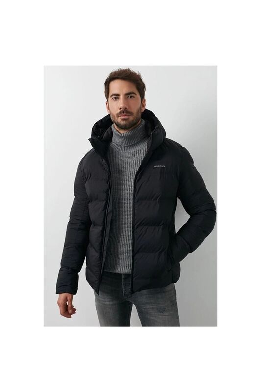 3W ML NOLAN COAT 2SN22 3PR Erkek Siyah Kaban - 101398677